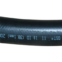 Hose, Water/Air, 1-1/2" Inside Diameter, 200 psi, Black, General Service