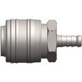 Coupler, 50 Series, 3/8″ Body, 3/8″ Std Barb