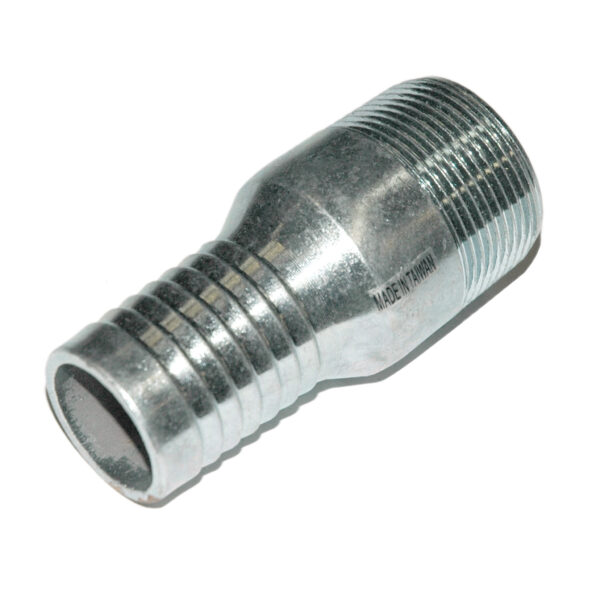 Hose Barb/Combo Nipple, 1/2" Inside Diameter Hose 1/2" Male NPT, Plated Steel