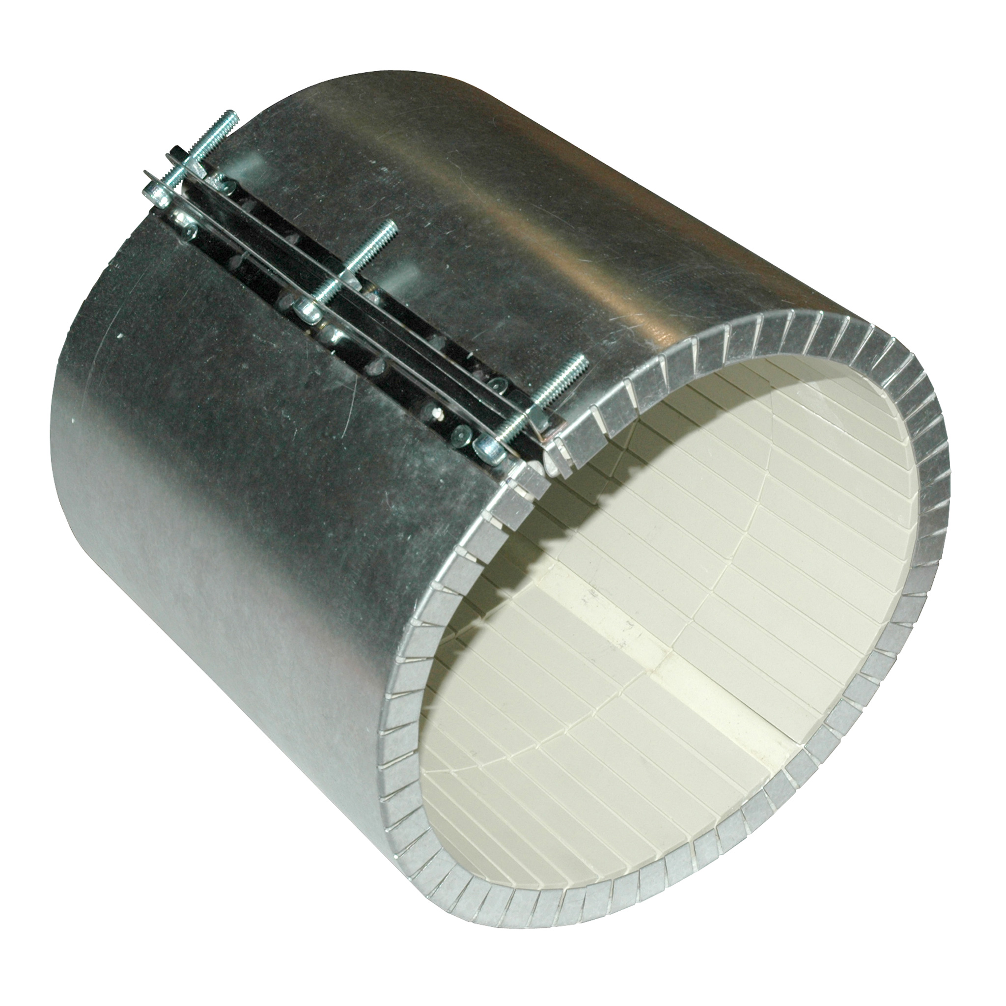 Heater Band, 17-3/4" Inside Diameter x 4" Wide, Ceramic, 460 Volt, 2700 Watt Per Half - Image 2