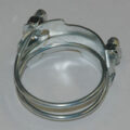 Spiral Double Bolt Hose Clamp, Counterclockwise, 2-1/4″