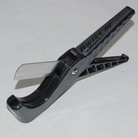Hose and Pipe Cutter, Spring Loaded, Cuts Up to 2" Hose and Tubing, Locking