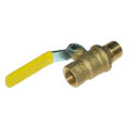 Ball Valve, 1/2″ Male x 1/2″ Female NPT Full Port, Brass