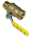 Ball Valve, 3/4″ Male x 3/4″ Female NPT Full Port, Brass