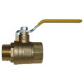 Ball Valve, 1″ Male x 1″ Female NPT Full Port, Brass