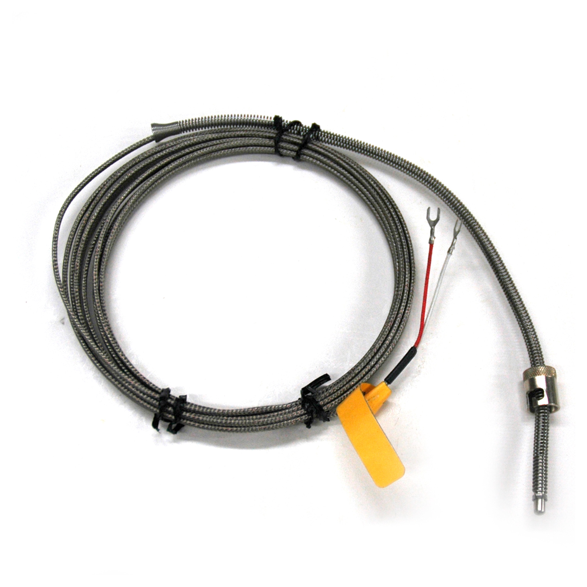 Thermocouple, 1-12" Variable Depth, Type J, Grounded, 3/16" Tip Diameter, 180" SS Leads - Image 1