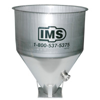 Conical Hopper, 16" Diameter with 6" x 6" Flange