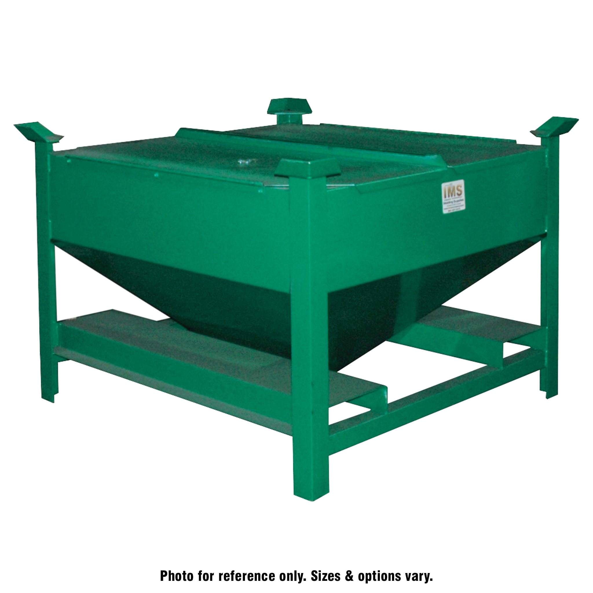 Mobile Storage Hopper, Heavy Duty 20 cu ft, 45 Degree Hopper Slope - Image 1