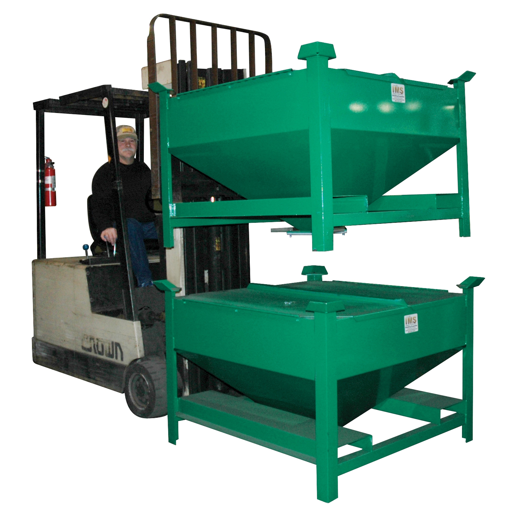 Mobile Storage Hopper, Heavy Duty 30 cu ft, 45 Degree Hopper Slope - Image 2