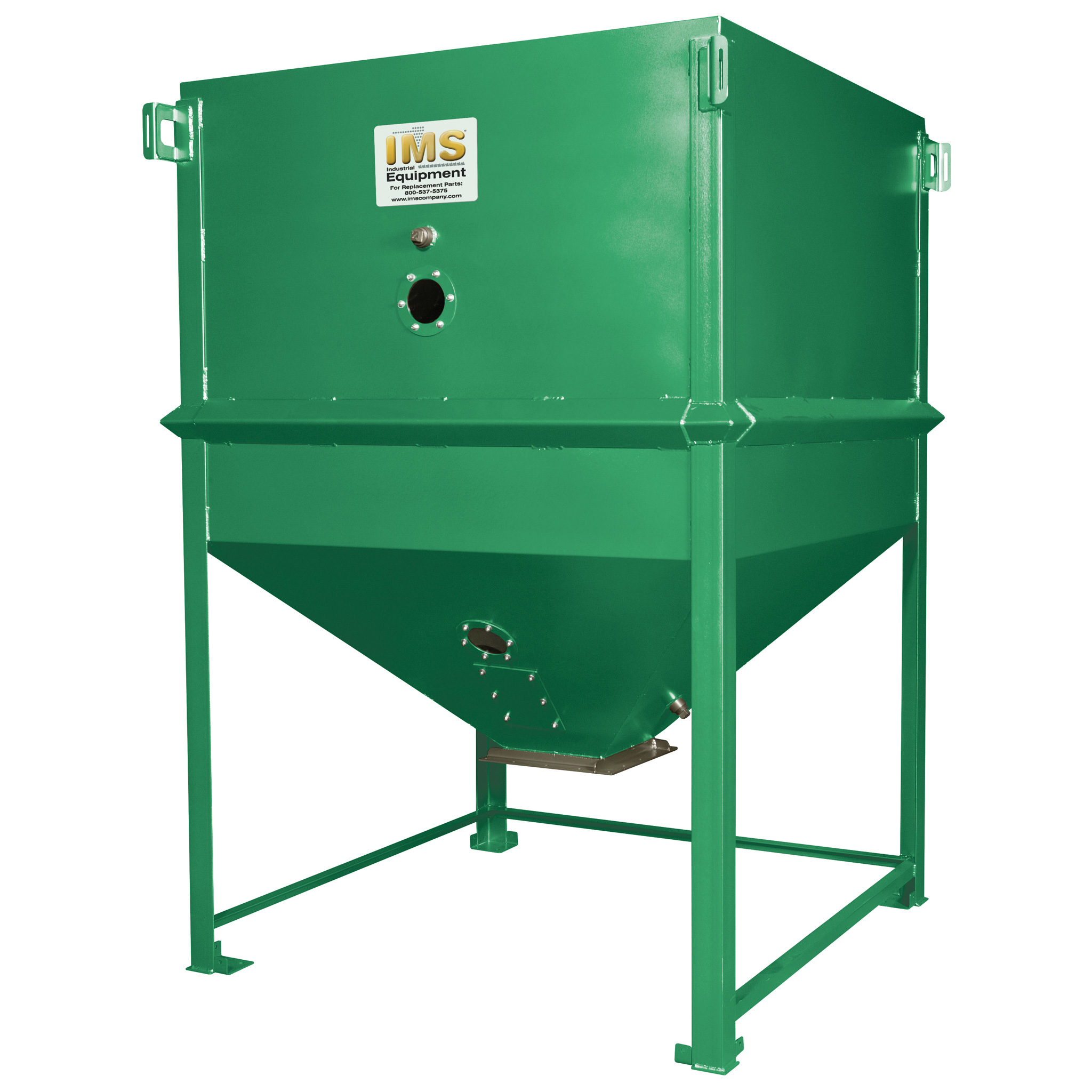 Surge Bin, IMS Heavy Duty 30 Cu ft, 1008 lb 80% Capacity @ 36lb/cu ft with 60 Degree Slope - Image 1