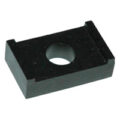 Extra Large No Turn Rectangular Mold Washer- 3/4″ ID Hole, 2-1/2″ Long, 2″ Between Legs, 3/4″ Thick