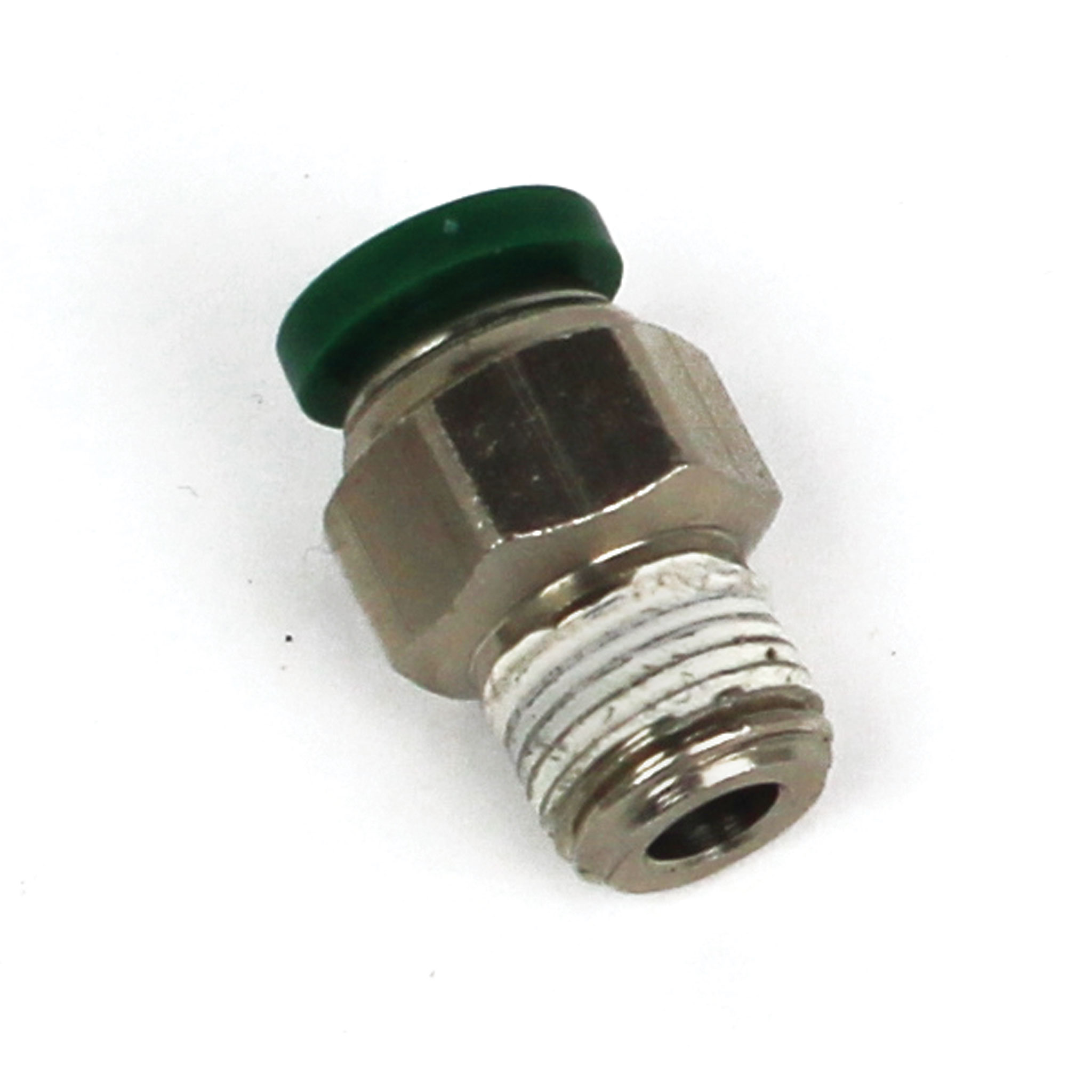 Push to Connect Tube Fitting, Connector, Male, 1/4" OD Tube to 1/4" NPT - Image 2
