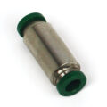 Push to Connect Tube Fitting, Union, 3/8″ OD Tube to 3/8″ OD Tube