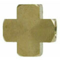 Cross, Brass Mold Fitting, 1/4″ NPT Female Barstock