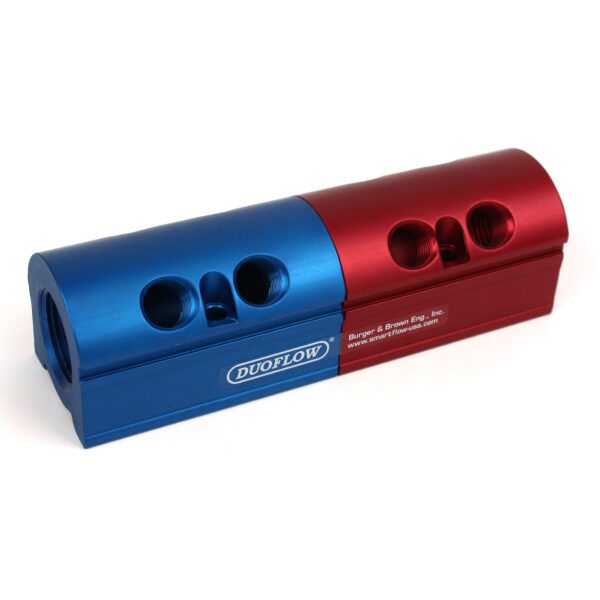 Manifold, Aluminum, Duoflow (2) 1-1/2" Inlets and (8) 1/2" Ports