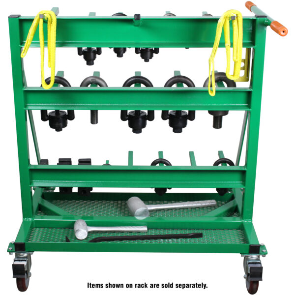 IMS Select Hoist Ring Rack, Mobile Hoist Ring, Eyebolt, Lifting and Rigging Utility Cart