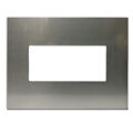 Adaptor Plate, 1/8 Din, Stainless Steel