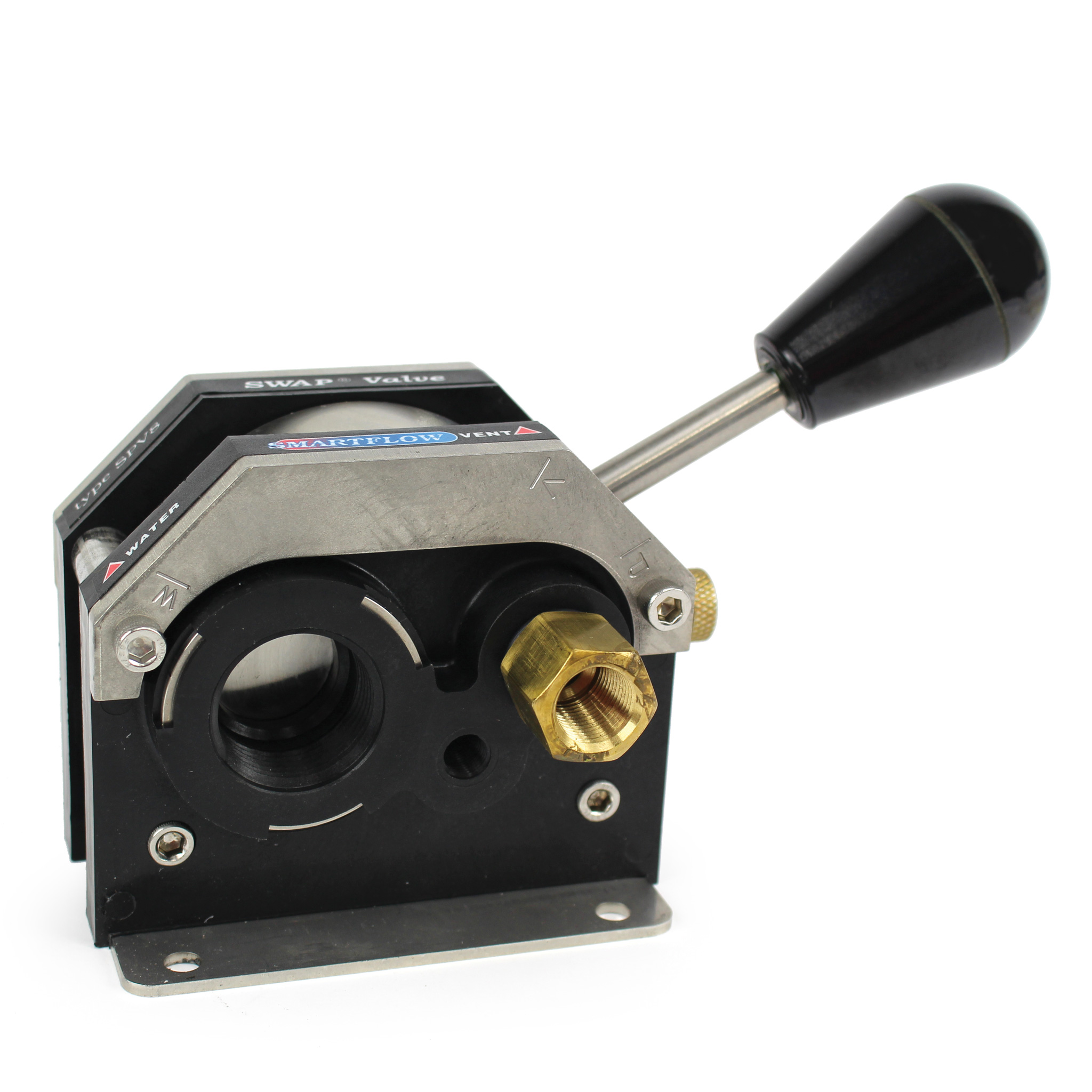 Swap Valve, 1" NPT, Molded Body, with Check Valve and Locking Pin - Image 1