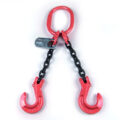 Chain Sling, Alloy, Type DOS, Double Leg, 1/2″ Chain x 36″ Reach, Standard Sling Hooks