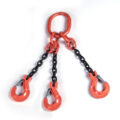 Chain Sling, Alloy, Type TOS, Three Leg, 9/32″ Chain x 24″ Reach, Sling Hooks with Safety Latches