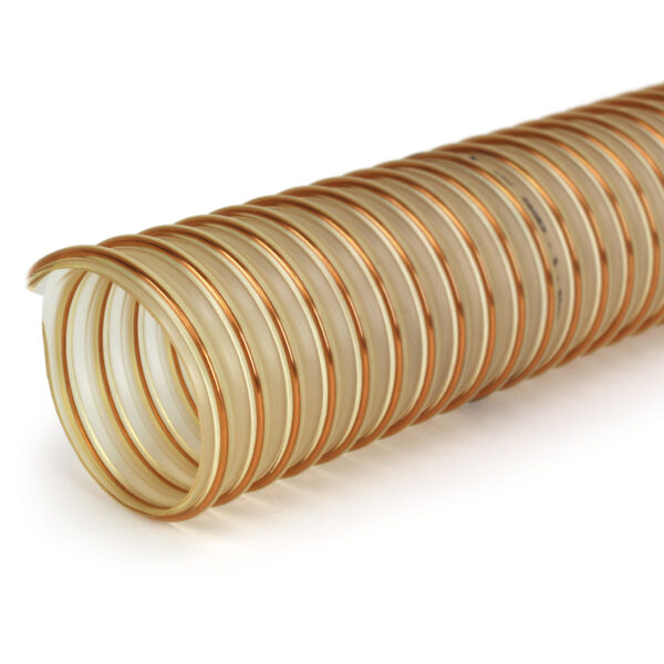 Loader Hose, 1-3/4" ID, Heavy Duty Polyurethane, Food Grade with Ground Wire