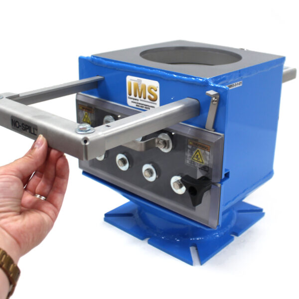 Drawer Magnet, 8" x 8", with Undrilled Blank Steel Top Flange and Universal Slotted Bottom Flange