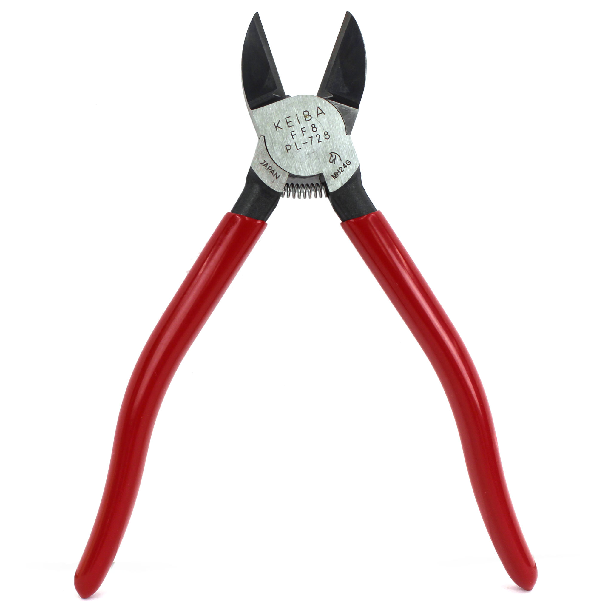 Gate Cutter, 8", Model FF8, Keiba PL-728, 15° Flat Back Blade, Slim Profile, Coil Spring - Image 1