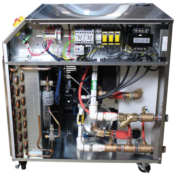 Chiller, J Series, 2100 Btu/hr, 115/60/1 Volt, Complete with Casters.