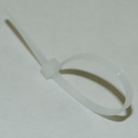 Cable Tie, Nylon, 5.7" Overall Length, 40 lb Minimum Tensile Strength, 100 Per Bag, Color: Natural