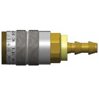 Coupler, 20 Series, 1/2" Body, 3/8" PL Barb