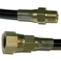 Spray Gun Hose, 8 ft, With Fittings
