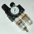 Air Line Filter, Oiler and Regulator Assembly.