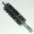 Brush, Heavy Duty Barrel, 40mm OD, High Carbon Steel, Double Stem And Spiral