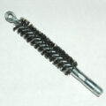 Brush, Heavy Duty Barrel, 25mm OD, High Carbon Steel, Double Stem And Spiral