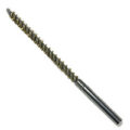 Brass Bristle Condenser Tube Cleaning Brush, 3/8″ Brush Diameter, 4-1/2″ Brush Length