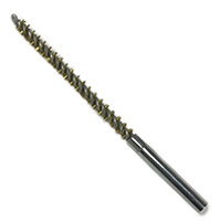 Brass Bristle Condenser Tube Cleaning Brush, 3/8" Brush Diameter, 4-1/2" Brush Length