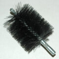 Brush, Heavy Duty Barrel, 4″ OD, High Carbon Steel, Double Stem And Spiral