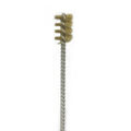 Brass Bristle, Power Driven (Single Spiral) Tube Brush, 1/4″ Brush Diameter, 12″ Length