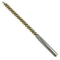 Brass Bristle, Power Driven (Double Spiral) Tube Brush, 5/8″ Brush Diameter, 12″ Length