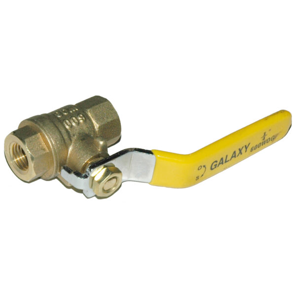 Ball Valve, 1/4" Female NPT, Full Port Brass