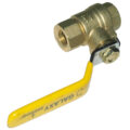 Ball Valve, 1/4″ Female NPT, Full Port Brass