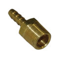 Hose Barb, 1/4″ Inside Diameter Hose, 3/8″ Male NPT, Straight, Brass