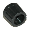 Knob for Valve on Flow Regulator, Black.