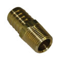 Hose Barb, 3/4″ Inside Diameter Hose, 1/2″ Male NPT, Straight, Brass