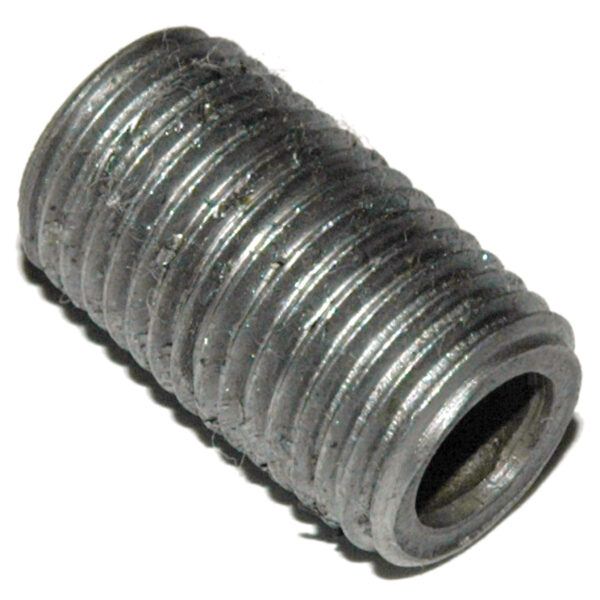 Pipe Nipple, 1/4" NPT, Close, Black Steel