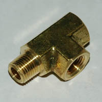 Air Line Tee Adapter for Air Differential Blow-Off System.