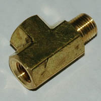 Air Line Tee Adapter for Air Differential Blow-Off System.