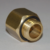 Hose Barb Adapter, 1/2" Male BSPP