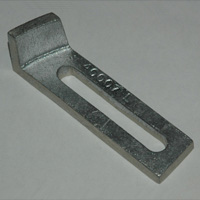 Aluminum Cleat for V-Bracket, Left-Hand, for Drum Holder