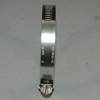Hose Clamp, Worm Gear, Standard, 1/2" Wide Clamp # 40, Size Range: 1" to 3" Diameter